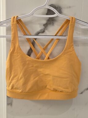 lululemon  Energy Bra - Size 6- Orange